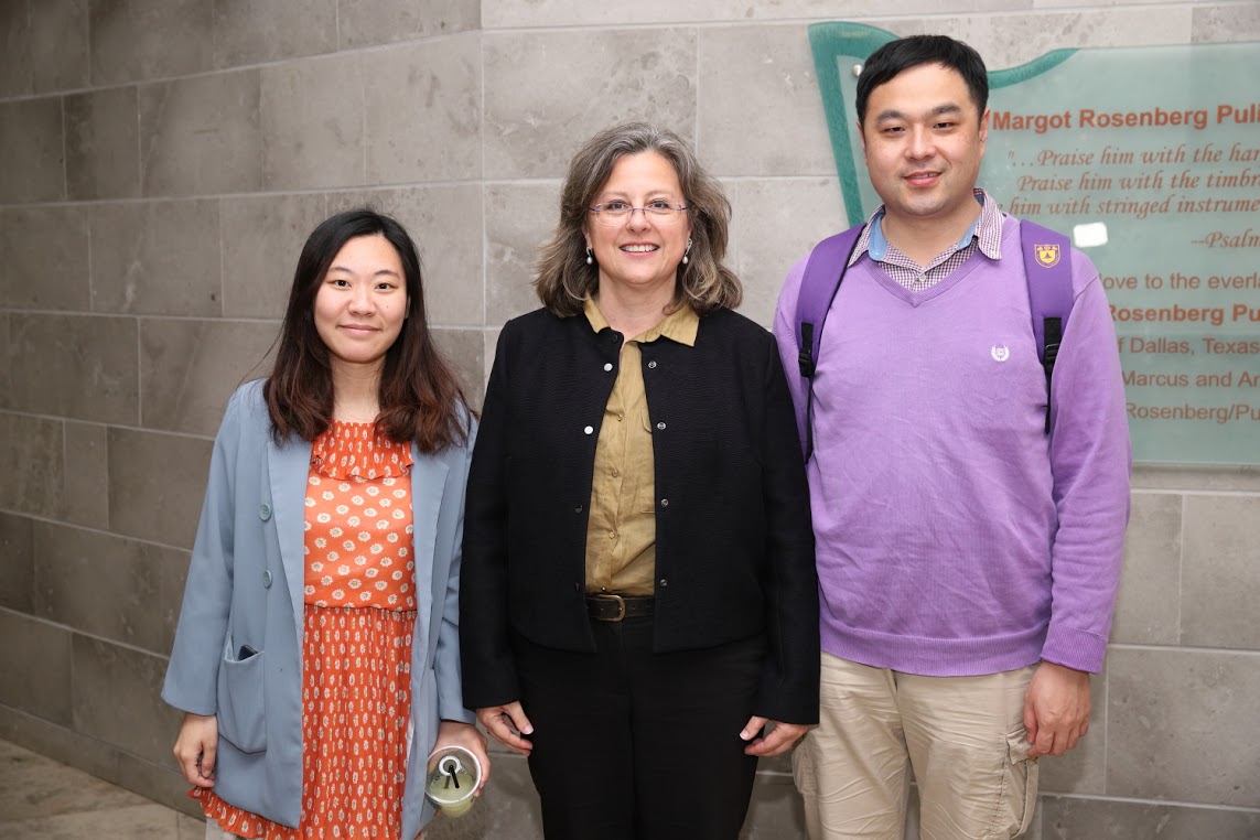 From right to left: Prof Joshua Meng, Dr. Danielle Gurevitch, Mrs. Betty Xi 